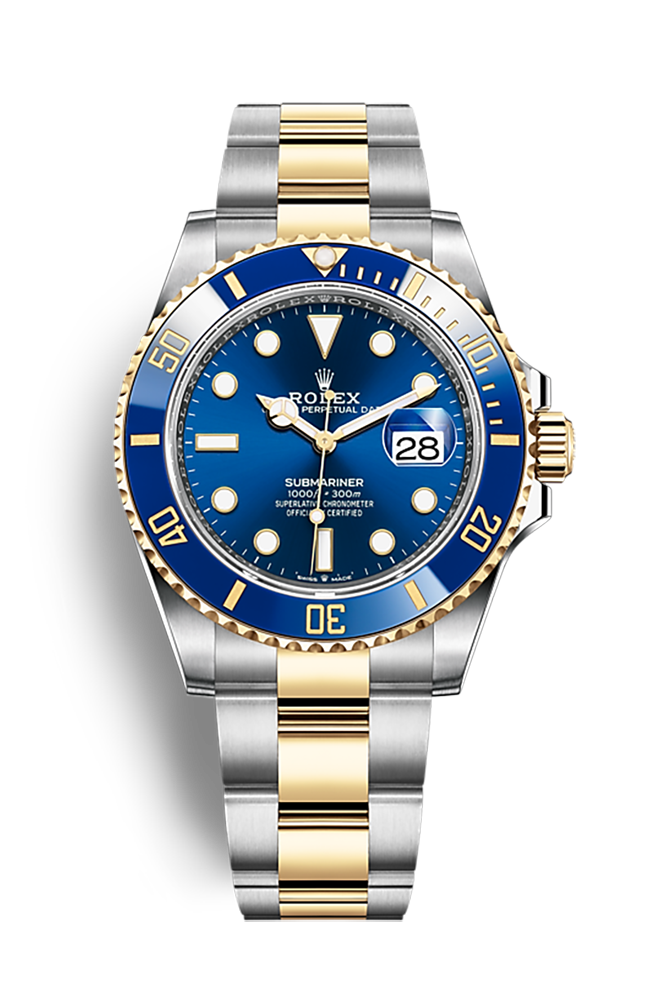 rolex submariner date blue dial
