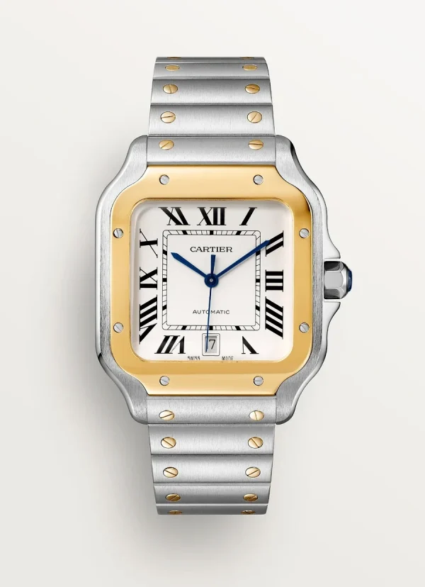 Cartier Santos Steel & Yellow Gold Automatic Large 40mm Ref. W2SA0009 Chronologie Cartier Santos Steel & Yellow Gold Automatic Large 40mm Ref. W2SA0009 Chronologie