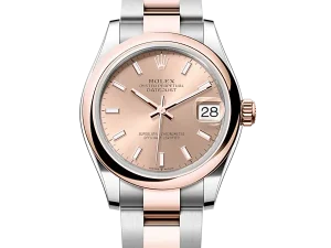 Rolex Datejust 31 Steel & Rose Gold 278241 Rose Index Oyster Chronologie