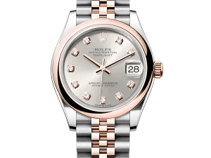 Rolex Datejust 31 Steel & Rose Gold 278241 Silver Diamond Jubilee Chronologie