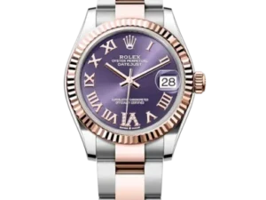 Rolex Datejust 31 Steel & Rose Gold 278271 Aubergine Roman VI Oyster Chronologie