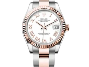 Rolex Datejust 31 Steel & Rose Gold 278271 White Roman Oyster Chronologie