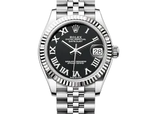 Rolex Datejust 31 Steel & White Gold 278274 Black Roman Jubilee Chronologie