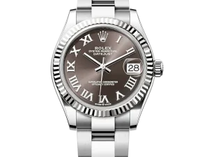 Rolex Datejust 31 Steel & White Gold 278274 Dark Grey Roman Oyster Chronologie
