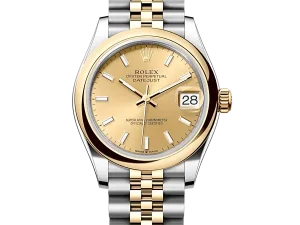 Rolex Datejust 31 Steel & Yellow Gold 278243 Champagne Index Jubilee Chronologie