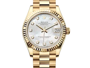 Rolex Datejust 31 Yellow Gold 278278 Mother-of-Pearl Diamonds President