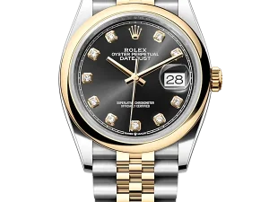 Rolex Datejust 36 Steel & Yellow Gold 126203 Black Diamond Jubilee Chronologie
