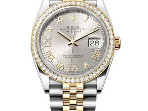 Rolex Datejust 36 Steel & Yellow Gold 126283RBR Silver VI IX Roman Jubilee Chronologie
