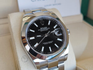 Rolex Datejust 41 Steel 126300 Black Index Oyster Chronologie 2