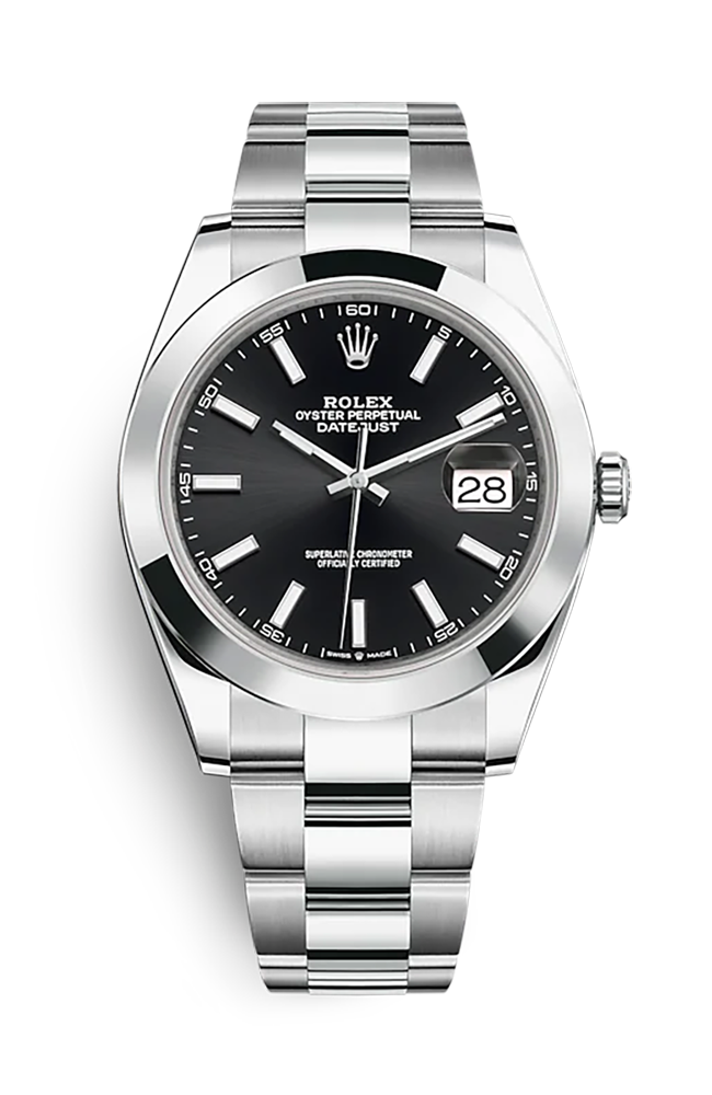 Rolex Datejust 41 Steel 126300 Black Index Oyster Chronologie Rolex Datejust 41 Steel 126300 Black Index Oyster - Image 1