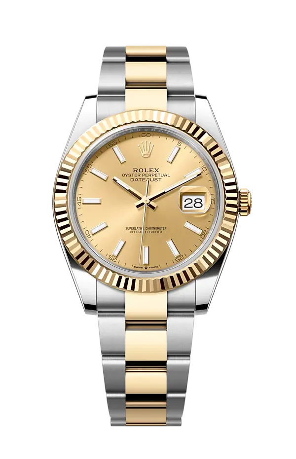 Rolex Datejust 41 Steel & Yellow Gold 126333 Champagne Index Oyster Chronologie Rolex Datejust 41 Steel & Yellow Gold 126333 Champagne Index Oyster Chronologie