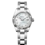 Rolex Lady Datejust 28 Steel & White Gold 279174 Mother of Pearl Diamond Oyster Chronologie