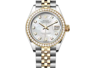 Rolex Lady Datejust 28 Steel & Yellow Gold 279383RBR Mother of Pearl Diamond Jubilee Chronologie