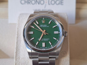 Rolex Oyster Perpetual 36 126000 Green Chronologie(1)