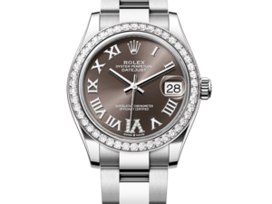 Rolex Datejust 31 Steel 278384RBR Dark Grey VI Roman Oyster Chronologie