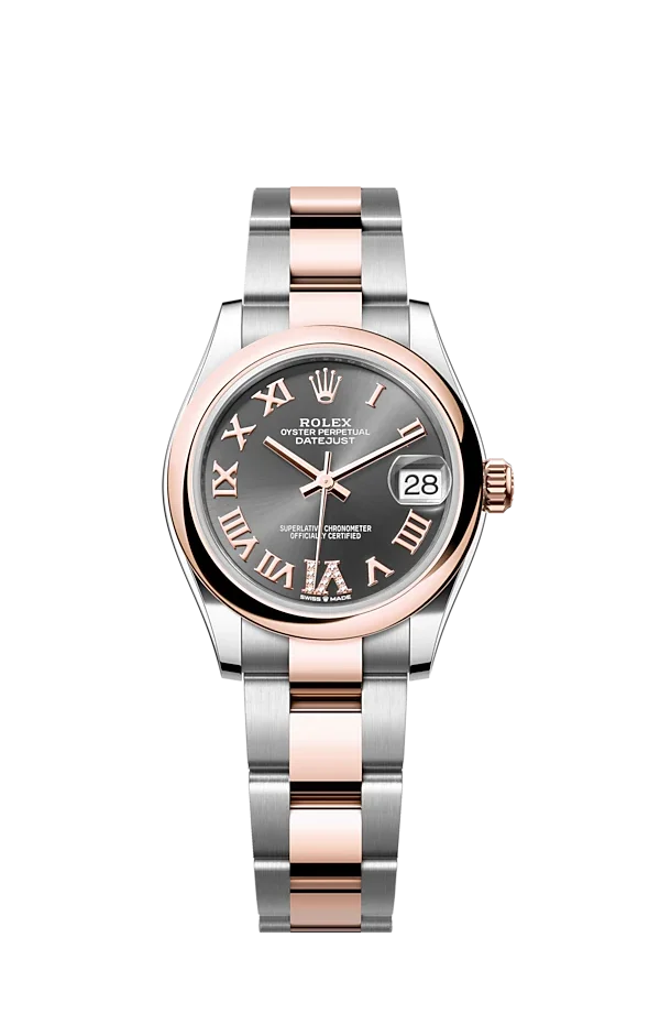Rolex Datejust 31 Steel & Rose Gold 278241 Slate VI Roman Oyster Chronologie Rolex Datejust 31 Steel & Rose Gold 278241 Slate VI Roman Oyster Chronologie