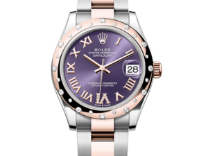 Rolex Datejust 31 Steel & Rose Gold 278341RBR Aubergine VI Roman Oyster Chronologie