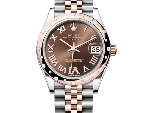 Rolex Datejust 31 Steel & Rose Gold 278341RBR Chocolate VI Roman Jubilee Chronologie
