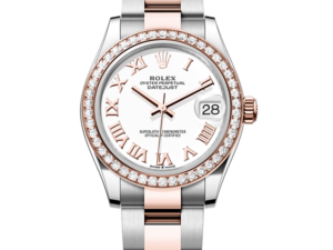 Rolex Datejust 31 Steel & Rose Gold 278381RBR White Roman Oyster Chronologie