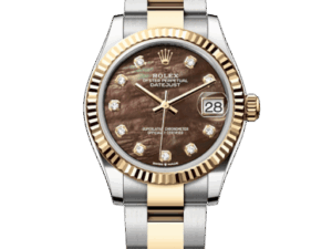 Rolex Datejust 31 Steel & Yellow Gold 278273 Black Mother-of-Pearl Diamond Oyster Chronologie