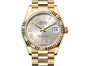 Rolex Datejust 31 Yellow Gold 278278 Silver VI Roman President Chronologie