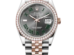 Rolex Datejust 36 Steel & Rose Gold 126281RBR Slate Roman Jubilee Chronologie