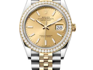 Rolex Datejust 36 Steel & Yellow Gold 126283RBR Champagne Index Jubilee Chronologie