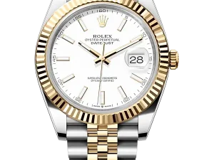 Rolex Datejust 41 Steel & Yellow Gold 126333 White Index Jubilee Chronologie