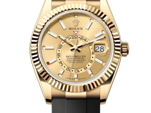 Rolex Sky-Dweller Yellow Gold 336238 Champagne Oysterflex Chronologie