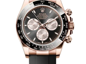 Rolex Cosmograph Daytona Everose Gold 126515LN Black & Sundust Index Oysterflex Chronologie