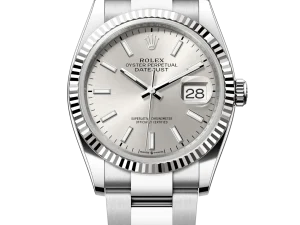 Rolex Datejust 36 Steel & White Gold 126234 Silver Index Oyster Chronologie