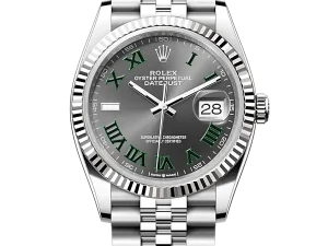 Rolex Datejust 36 Steel & White Gold 126234 Slate Roman Jubilee Chronologie